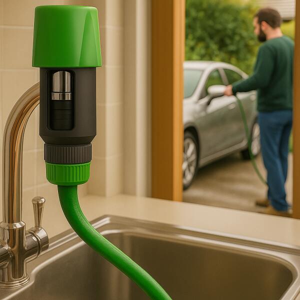 Afbeelding van Garden of Eden - Kraan Koppeling Tuinslang - Universele Waterdief - Past op de meeste kranen -
