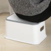 Afbeelding van Opstapje Kind - Max 100kg - Wit - Antislip Krukje - WC Krukje - Kinder Opstapjes - WC Trainer - WC Kinderhulp
