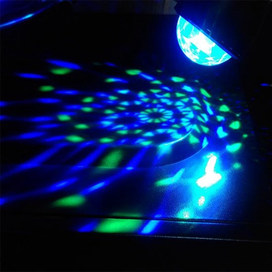 Afbeelding van Mini USB LED Disco Light - USB Discolamp - Feestlicht - Sfeerlicht - Disco Lamp - Auto Disco Verlichting -