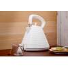 Afbeelding van Grote Elektrische Waterkoker Retro - Wit Glanzend - Ketel / Theepot Model - 980f 487c 4dde bdcf ad0d393771a2
