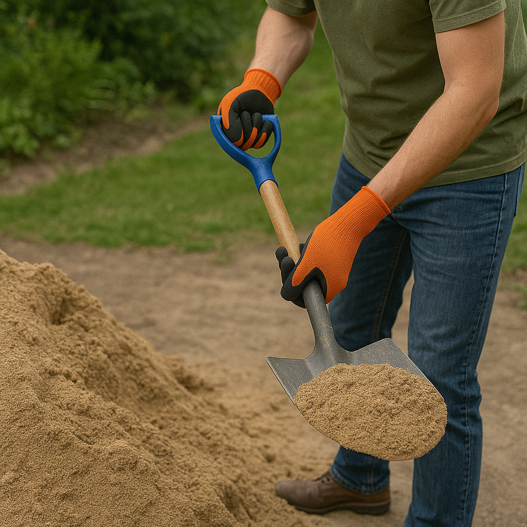 Afbeelding van Handy - Werkhandschoenen Tuin Heren en Dames - Tuinhandschoenen Oranje - L / Maat 9 - Herbuikbaar - BPK -