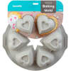 Afbeelding van Bewello - Siliconen Bakvorm Hartjes - Cupcakes Muffin Silicone Bakvorm - Hart Chocolade Cakejes - 28 x 25,7