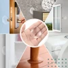 Afbeelding van 6x N'JOY LIFE Zelfklevende Deurstopper 40mm – Grote Transparante Stootdopjes voor Deurbescherming