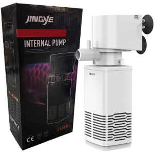 Afbeelding van Aquarium Filter Pomp - WIT - Wasbaar Filter - 230V - 650L/h - Aquariumfilter voor Zuurstof en Filtratie -