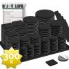 Afbeelding van 300x N'JOY LIFE Premium Viltjes Stoelpoten - Zwart - Zelfklevend Anti Kras Meubelvilt voor Meubels - 300