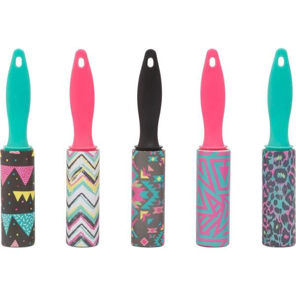 Afbeelding van 5 Kleding rollers - 5 kledingrollers - Mini Kleefrollers - Pluisrollers - Stofroller - Plakroller - 7,5CM
