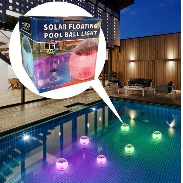 Afbeelding van PHENOM LIGHTING TECHNOLOGY - Zwembadlamp Verlichting op Zonne Energie - Solar Disco Lamp - Onderwater