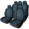 Afbeelding van Universele stoelhoezen auto - PREMIUM - Zwart/Blauw - Stoelhoes voor in de auto - Complete set -