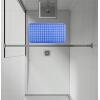 Afbeelding van HSXL - Antislipmat - 88x40CM - Incl. Netspons -Antislip Douchemat / Badmat Blauw met Zuignappen – Mat voor