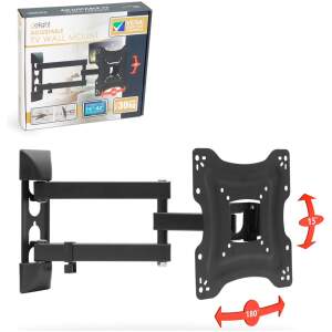 Afbeelding van Delight TV Beugel Draaibaar en Kantelbaar - max. VESA 200x200 mm - Geschikt voor 15 - 42" inch - Max.