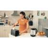 Afbeelding van Toaster Broodrooster Retro - Zwart - Model 2024 - Vintage Geroosterd brood Toaster - met Cool Wall, Ontdooi