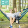 Afbeelding van Hangmat voor 2 personen 150x200cm in sterk katoen max 200kg inclusief bevestigingstouw - Budgetline - a2dc