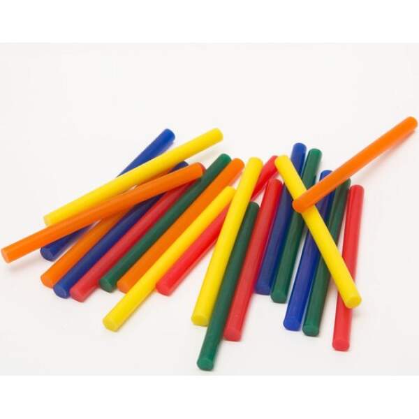 Afbeelding van Handy - Lijmpistool Vullingen Gekleurd - Lijmpatronen 7MM Rond - 100MM Lang - Lijm Patronen voor Lijmpistool
