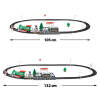 Afbeelding van Bewello - Kerst Trein - Kersttrein met licht en geluid - 27 delig - Kerstdecoratie - op Batterijen - a4d5