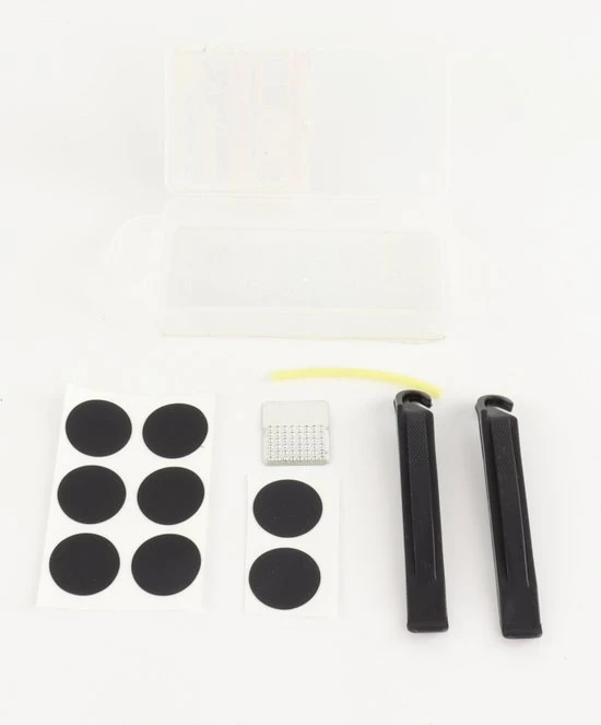 Afbeelding van Benson Bandenreparatieset - Fietsreparatieset - Bandenplakset in Opbergbox - 12 delig - a509 4b33 43c5 b078