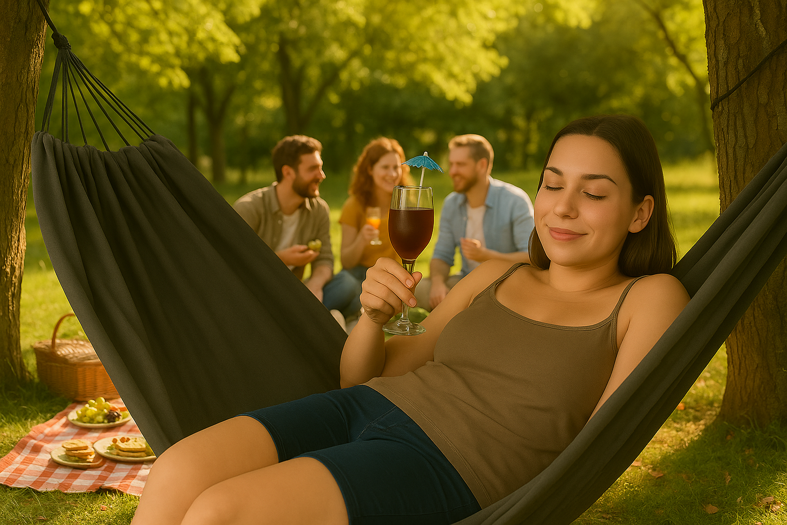 Afbeelding van HSXL Dubbele Hangmat Grijs - 1 of 2 Persoons - Lig Oppervlak 190x150cm - Lengte 260cm - a583 6dcb 4d4a b780