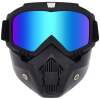 Afbeelding van Motor Masker met Bril - Skibril - Scooter - Snowboardbril - Airsoft Masker - Multifunctioneel Ski Bril -