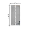 Afbeelding van Delight - Vliegengordijn voor Deur - Magnetisch - Wit - Zelfklevend en met Punaises - aa0f 61b6 40d2 917f