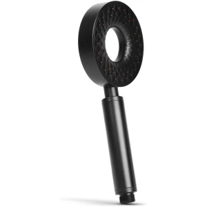 Afbeelding van Bewello Rain Handdouche - Douchekop Ø 11 cm -3 Standen - Regen - Mist - Regen en Mist - Zwart Mat - abbf