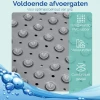 Afbeelding van HSXL - Antislipmat - 53x53CM - Incl. Netspons - Antislip Douchemat Grijs met Zuignappen – Anti Slip Douche