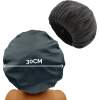 Afbeelding van 3 in 1 Douchemuts Dames - Haarhanddoek Microvezel, Slaapmuts Satijn en Douchemuts in 1 - Hoofdhanddoek