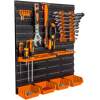 Afbeelding van Handy - Wand Gereedschapshouder voor in Garage of Schuur - 2 Panelen - Met toebehoren! -