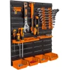 Afbeelding van Handy - Wand Gereedschapshouder voor in Garage of Schuur - 2 Panelen - Met toebehoren! -