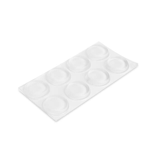 Afbeelding van Deurstoppers Zelfklevend Transparant - 8x - 18mm - Stootdopjes - Stootdoppen - Anti Slip Dopjes -