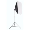 Afbeelding van Softbox Studiolamp - E27 fitting (lamp excl.) - met Statief tot 230cm hoog - Studioflitser Continue