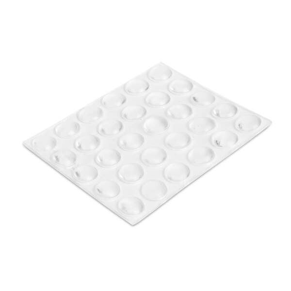 Afbeelding van Deurstoppers Zelfklevend Transparant - 30x - 8mm - Stootdopjes - Stootdoppen - Anti Slip Dopjes -