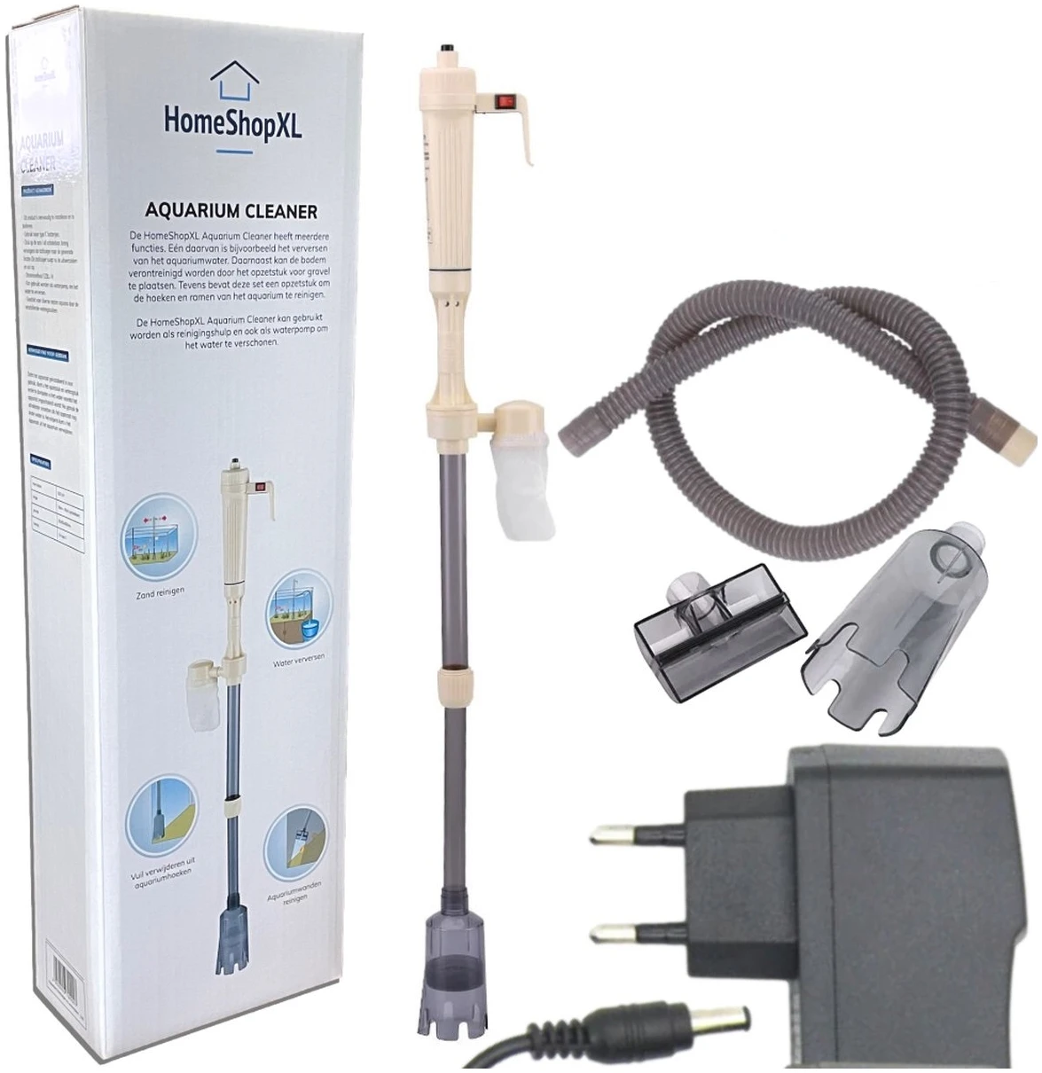 Afbeelding van Aquarium Stofzuiger en Aquarium Pomp - 230V - Aquarium Schoonmaken - b05a 404f 40f9 9d28 9faf03b5e479