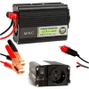 Afbeelding van Omvormer 12v 230v - 300W -Gemodificeerde Sinusgolf Voor auto met accuklemmen en sigarettenaanstekerplug -