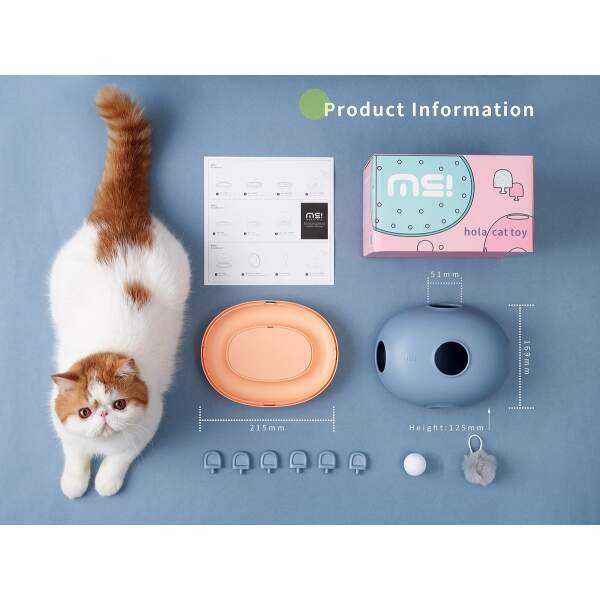 Afbeelding van 3-in-1 Interactief Kattenspeelgoed - Food Maze - Voederpuzzel - Blauw / Roze - b2da 24d0 48b4 9808