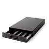 Afbeelding van Capsulehouder met Lade Nespresso - Cups Houder voor 50 Koffie Capsules - Capsulehouders - RVS - Zwart - 365 x