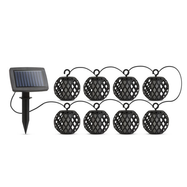 Afbeelding van Garden of Eden - Solar LED Tuinverlichting met vlameffect / Sfeerverlichting voor Buiten - Kabellengte 3.4
