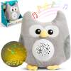 Afbeelding van Babykamer Uil Sterrenhemel Projector met Muziek en White Noise op Batterijen - LED Projector Lamp Baby en