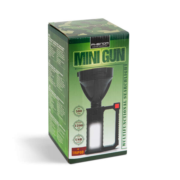 Afbeelding van PHENOM - Zaklamp Verstraler - ''Mini Gun'' - Grote Zaklantaarn - Extra fel - Outdoor of