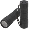 Afbeelding van PHENOM - Krachtige Mini LED Zaklamp - Zwart - 1 stuk - Spatwaterdicht - 9 LED - 50lm - Incl. gratis 3x AAA