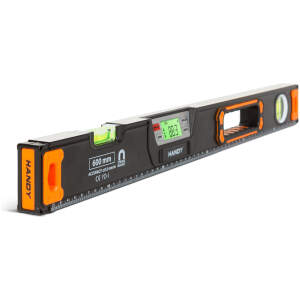 Afbeelding van Handy - Digitale Magnetische Waterpas met Magneet en Geluidsignaal - 60CM - LCD Scherm - Tolerantie 0,5mm/M -