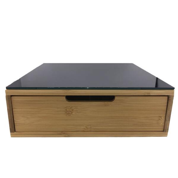 Afbeelding van Capsulehouder Dolce Gusto - Bamboe & Zwart Glas - Cuphouder Lavazza - bf3d 156e 497c 85a5 ef89fac393b0