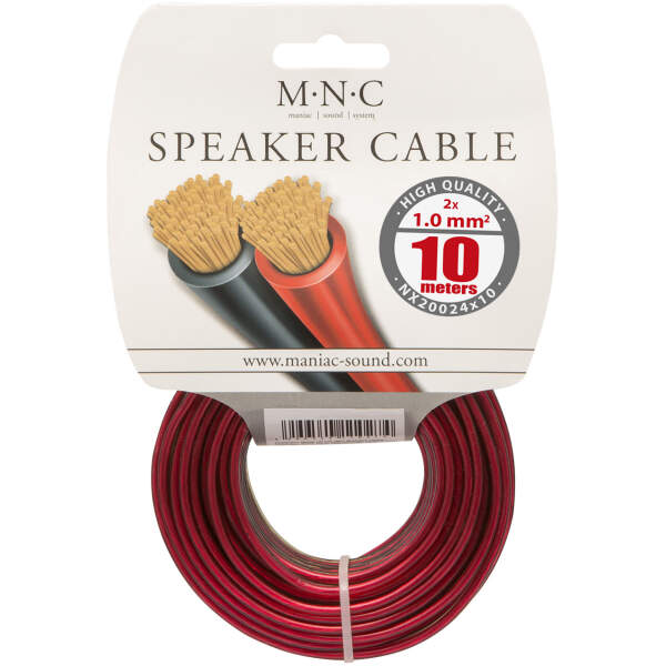 Afbeelding van Luidsprekerkabel - Speakerkabel - Audiokabel 10m - 10 meter - 2 x 1,0 mm² - NX20024X10 - bfbd 3fc2 4003 8d63