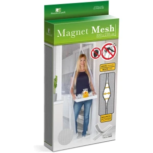 Afbeelding van Delight - Vliegengordijn voor Deur - Magnetisch - Wit - Zelfklevend en met Punaises - c117 c642 496c 89ba