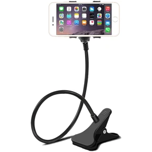 Afbeelding van Flexibele Telefoonhouder met Klem - Flexibele Arm Bed - Flexibel - Telefoon Houder Bureau Tafel - Mobiele