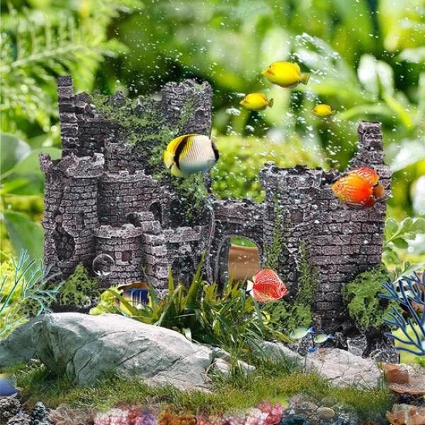Afbeelding van Aquarium Decoratie - Ornamenten - Kasteel - c1df 6f42 454a 9c15 f207ed8a5a1f