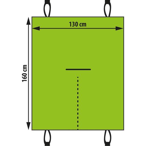 Afbeelding van MNC - Hondendeken Auto Achterbank Beschermer - Zwart -130 x 160 CM - Bescherming in tweeën deelbaar -