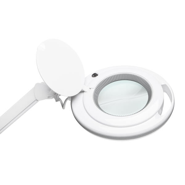 Afbeelding van Handy - Grote Bureau Loeplamp met Tafelklem - Vergrootglas met verlichting - Op Netstroom - 130MM Glas - Loep