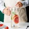 Afbeelding van Waterkaraf 1.4L - Waterkan met Deksel En Filter - Glas - Zwart - Glazen Karaf 1,4 Liter - Multifunctionele