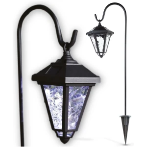 Afbeelding van Garden of Eden - Landelijke Tuinlantaarn LED Solar op Prikspot - 80 cm Hoog - Tuinverlichting /