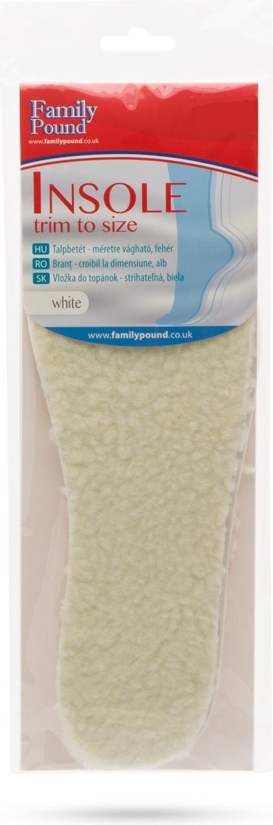 Afbeelding van Family Pound Thermo Inlegzolen - Op maat te knippen - Inlegzolen Heren en Dames - Lekker Warm - Maat