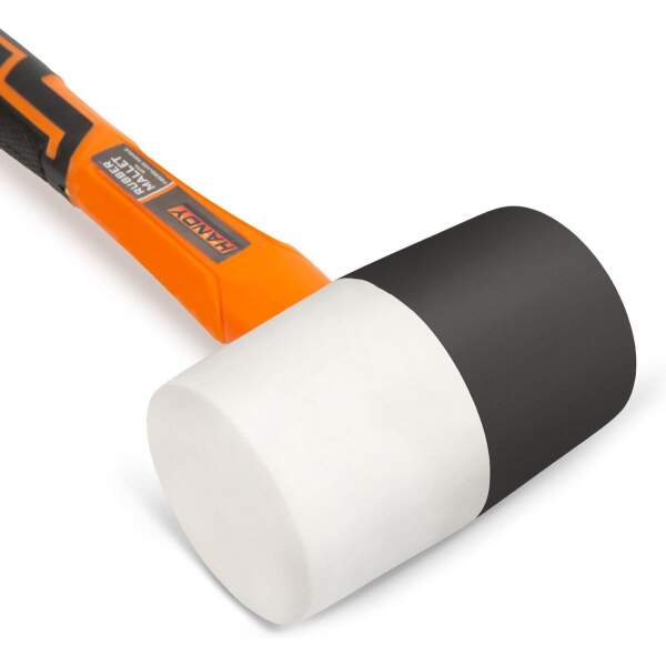 Afbeelding van Handy - Rubberhamer - 670 gram - Straathamer met Lichtgewicht Steel - c7ea 64f0 495d a90e d22c636a661a